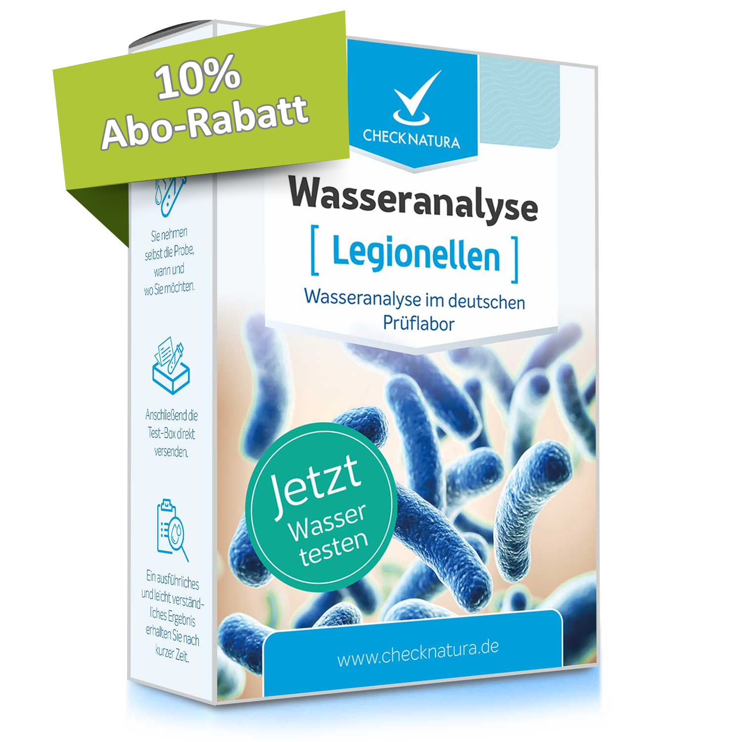 Checknatura Legionellen Test für Leitungswasser